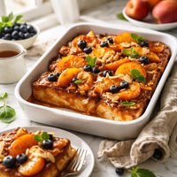 Peach Overnight French Toast