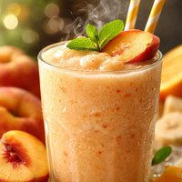 Peach Pick Me Up Smoothie