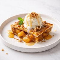 Peach Pie Moonshine a La Mode