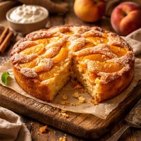 Peach Pudding Cake