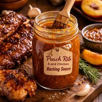Peach Rib and Chicken Basting Sauce