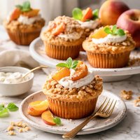 Peach Shortcake Muffins