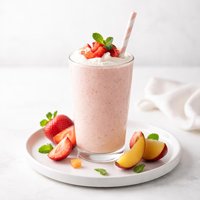 Peach Strawberry Shake