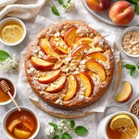 Peach Sunshine Tea Cake