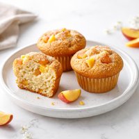 Peach Yogurt Muffins