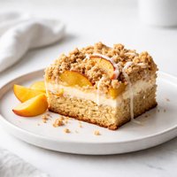 Peaches and Cream Coffee Cake