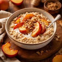 Peaches and Cream Oatmeal