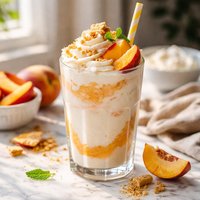 Peaches Cream Milk Shake