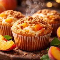 Peaches Cream Muffins