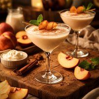 Peaches N Cream Martini