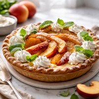 Peaches N Cream Pie