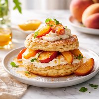 Peachy Breakfast Shortcake