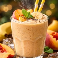 Peachy Keen Banana Smoothie