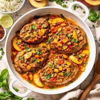 Peachy Pepper Pork Chops