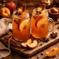 Peachy Spiced Cider