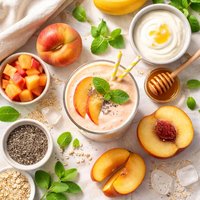 Peachy Yogurt Smoothie