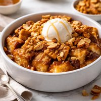 Peanut Brittle Bread Pudding