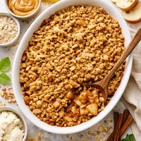 Peanut Butter and Apple Crumble