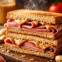 Peanut Butter and Bologna Sandwich