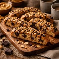 Peanut Butter and Chocolate Biscotti