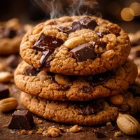 Peanut Butter and Chocolate Chunk Cookies