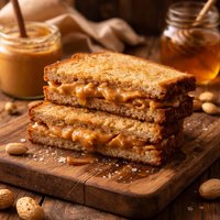 Peanut Butter and Honey Sandwich
