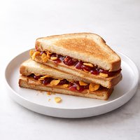 Peanut Butter and Jelly and Fritos Sandwich