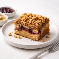 Peanut Butter and Jelly Coffee Cake