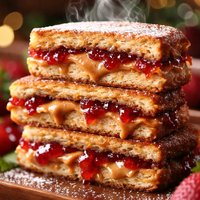 Peanut Butter and Jelly Monte Cristo Sandwiches