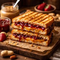 Peanut Butter and Jelly Panini
