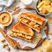 Peanut Butter and Potato Chips Sandwich