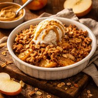 Peanut Butter Apple Crisp