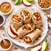 Peanut Butter Apple Wraps