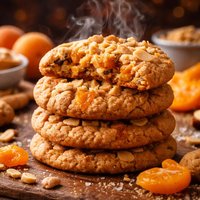Peanut Butter Apricot Cookies