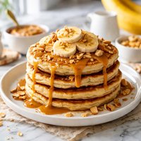 Peanut Butter Banana Pancakes
