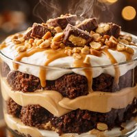 Peanut Butter Brownie Trifle