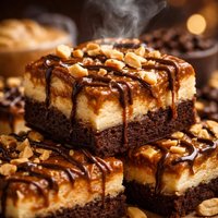 Peanut Butter Cheesecake Brownie Bars