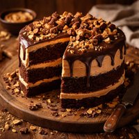 Peanut Butter Chocolate Cake