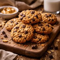 Peanut Butter Chocolate Chip Breakfast Cookies