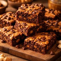 Peanut Butter Chocolate Chip Brownies