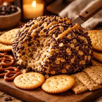 Peanut Butter Chocolate Chip Cheese Ball