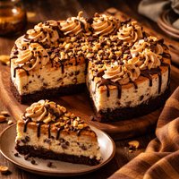 Peanut Butter Chocolate Chip Cheesecake