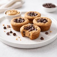 Peanut Butter Chocolate Chip Cookie Cups