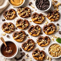 Peanut Butter Chocolate Pretzels
