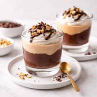 Peanut Butter Chocolate Pudding Parfaits