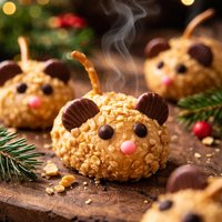 Peanut Butter Christmas Mice