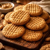 Peanut Butter Criss Cross Cookies