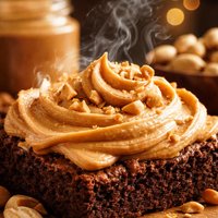 Peanut Butter Frosting for Brownies