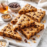 Peanut Butter Honey and Chocolate Chip Triangles