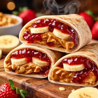 Peanut Butter Jelly Wraps